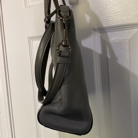 Authentic COACH Pebble Grey Prairie Satchel - Picture 8 of 14